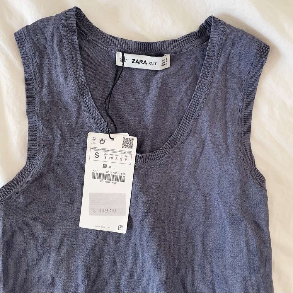 NWT Zara- Special Edition Knit Tank